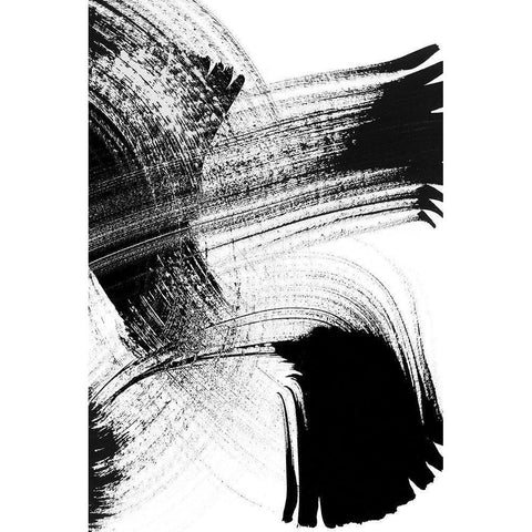 Your Move on White VII Black Modern Wood Framed Art Print with Double Matting by Chandler, Sharon