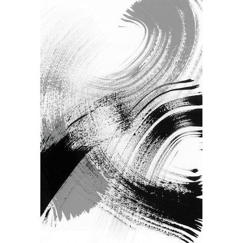 Reveal III Black Modern Wood Framed Art Print by Chandler, Sharon