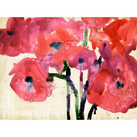 Blossom View II Black Modern Wood Framed Art Print by Dixon, Samuel