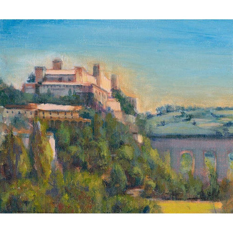 Nostalgic Tuscany II White Modern Wood Framed Art Print by Iafrate, Sandra