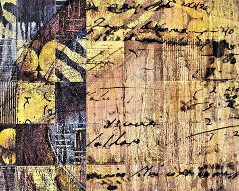 Of the World IV Black Ornate Wood Framed Art Print with Double Matting by Perkins, Greg