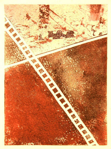 Outer Limit I White Modern Wood Framed Art Print with Double Matting by Perkins, Greg