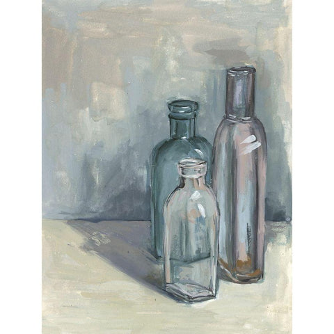 Still Life with Bottles II Gold Ornate Wood Framed Art Print with Double Matting by Wang, Melissa