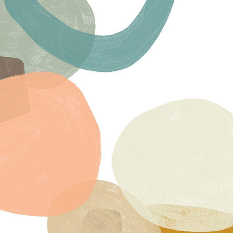 Platelet II Gold Ornate Wood Framed Art Print with Double Matting by Vess, June Erica