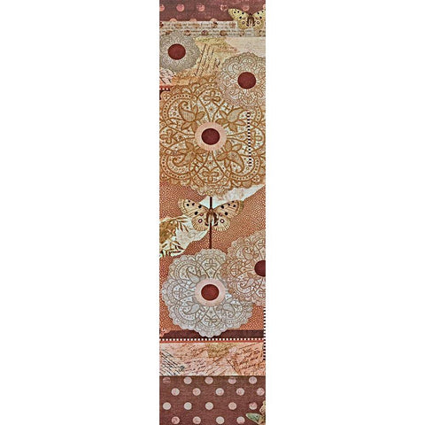 Lace Flower II Black Modern Wood Framed Art Print by Perkins, Greg