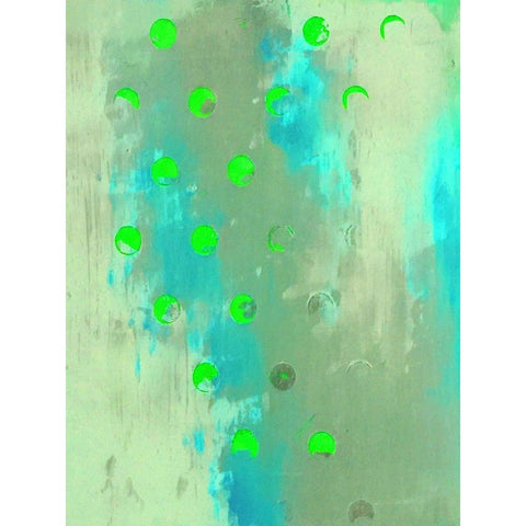 Islander I Black Modern Wood Framed Art Print with Double Matting by Perkins, Greg