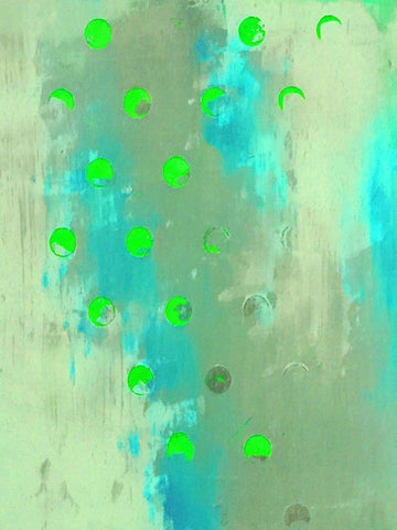 Islander I White Modern Wood Framed Art Print with Double Matting by Perkins, Greg