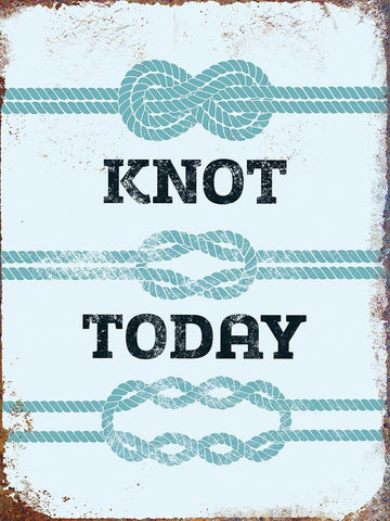 Punny Nautical I White Modern Wood Framed Art Print with Double Matting by Brando, J.J.