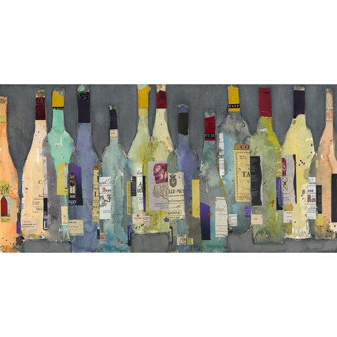 Uncorked I White Modern Wood Framed Art Print by Dixon, Samuel