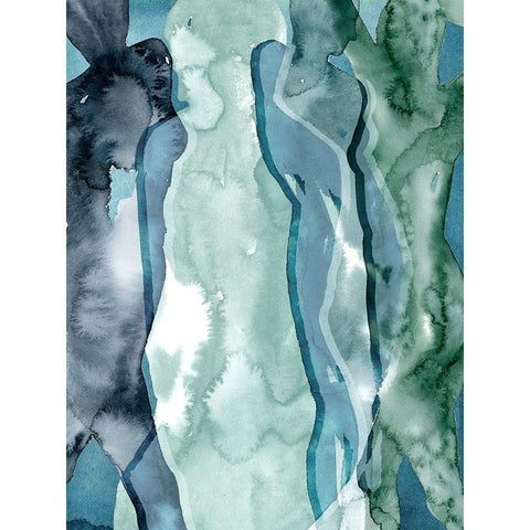 Water Women I Black Modern Wood Framed Art Print with Double Matting by Popp, Grace