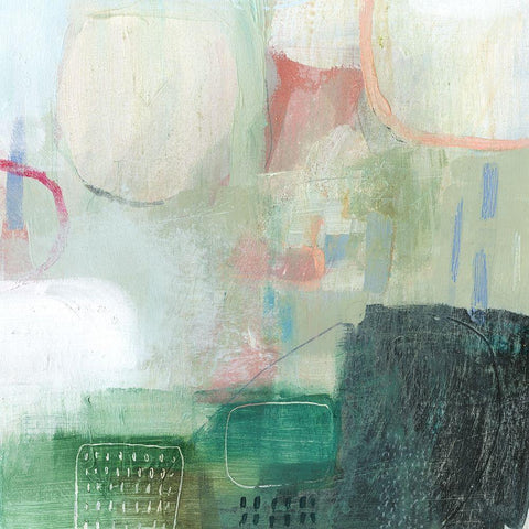 Galway III Gold Ornate Wood Framed Art Print with Double Matting by Borges, Victoria