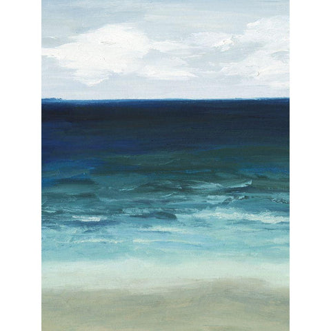 Sandfiddler Drive I Black Modern Wood Framed Art Print with Double Matting by Popp, Grace