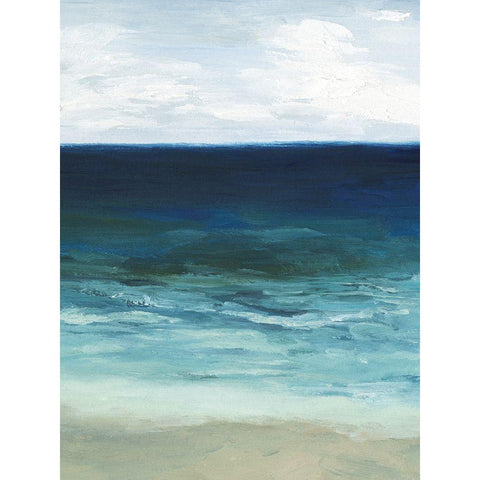 Sandfiddler Drive II White Modern Wood Framed Art Print by Popp, Grace