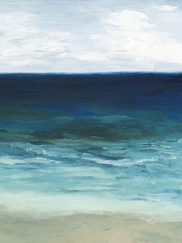 Sandfiddler Drive II Black Ornate Wood Framed Art Print with Double Matting by Popp, Grace