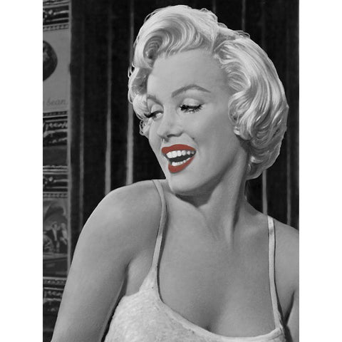 Marilyns Call I Black Modern Wood Framed Art Print with Double Matting by Consani, Chris