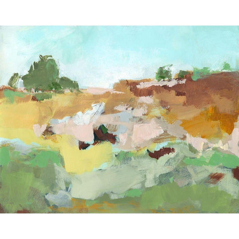 Summer Walk I White Modern Wood Framed Art Print by Long, Christina
