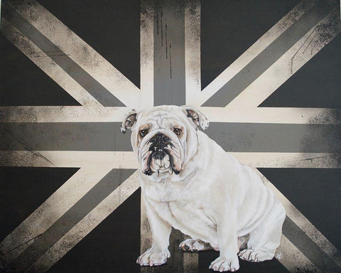 Best of British BandW Black Ornate Wood Framed Art Print with Double Matting by Coleman, Victoria