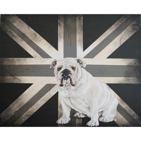 Best of British BandW Black Modern Wood Framed Art Print with Double Matting by Coleman, Victoria