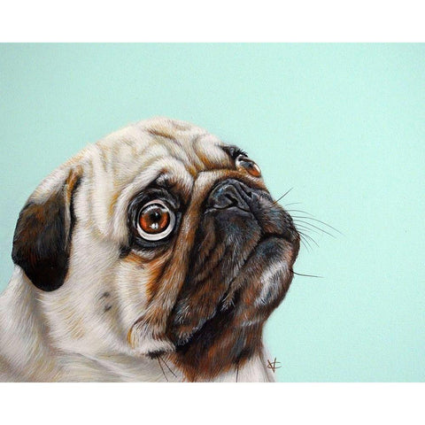 The Treat Black Modern Wood Framed Art Print with Double Matting by Coleman, Victoria