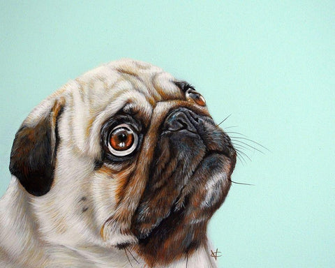 The Treat Black Ornate Wood Framed Art Print with Double Matting by Coleman, Victoria