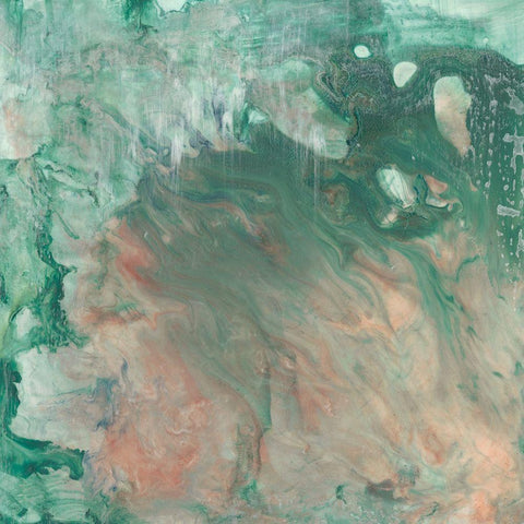 Greenbriar II Gold Ornate Wood Framed Art Print with Double Matting by Stramel, Renee W.