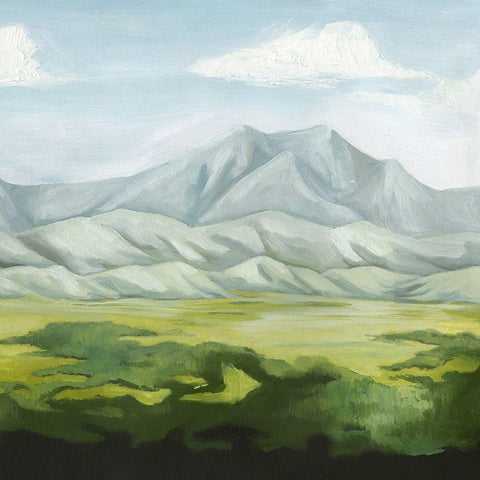 Deep Valley II Gold Ornate Wood Framed Art Print with Double Matting by Popp, Grace