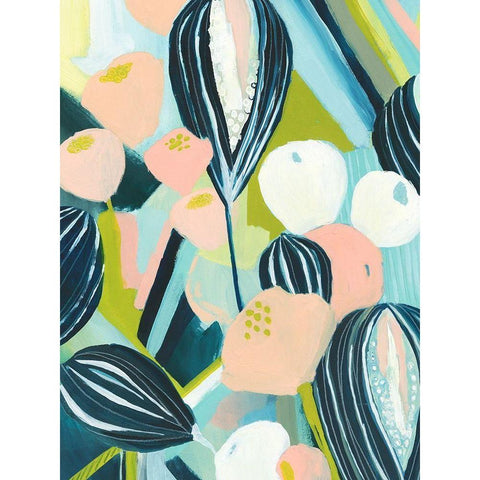 Glow Garden II Black Modern Wood Framed Art Print by Popp, Grace