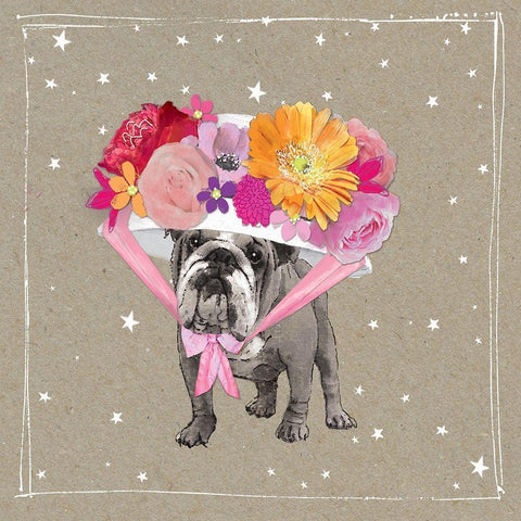 Fancypants Wacky Dogs IV Gold Ornate Wood Framed Art Print with Double Matting by Gower, Hammond