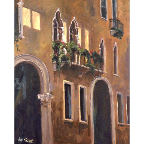 Scenic Italy VI White Modern Wood Framed Art Print by Stevens, Allayn