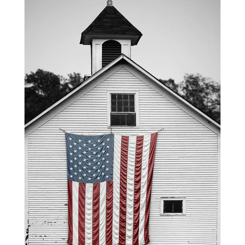 Flags of Our Farmers XVII Black Modern Wood Framed Art Print with Double Matting by McLoughlin, James