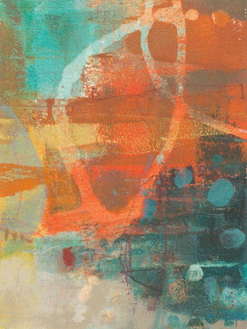 Alira II White Modern Wood Framed Art Print with Double Matting by Jachimiec, Sue