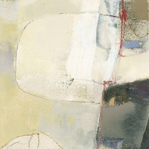 Pique V White Modern Wood Framed Art Print by Jachimiec, Sue