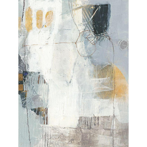 Joule IV White Modern Wood Framed Art Print by Jachimiec, Sue