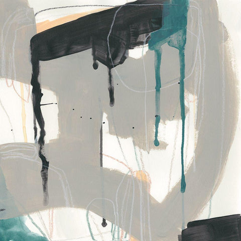 Carioca IV Gold Ornate Wood Framed Art Print with Double Matting by Vess, June Erica