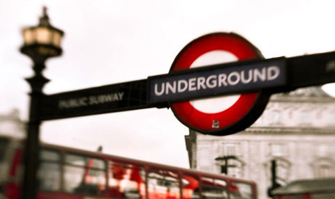 London Scene III Black Ornate Wood Framed Art Print with Double Matting by Quintero, Sonja