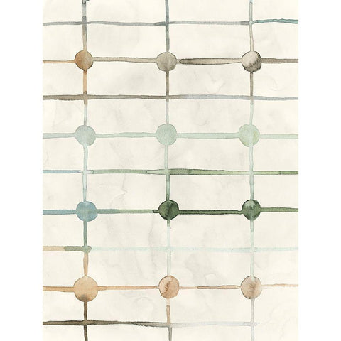 Simple Connections II Black Modern Wood Framed Art Print by Popp, Grace