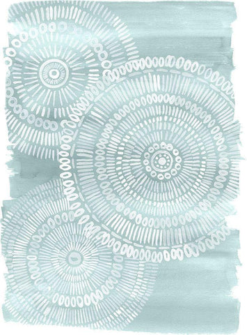 Papercuts II White Modern Wood Framed Art Print with Double Matting by Popp, Grace