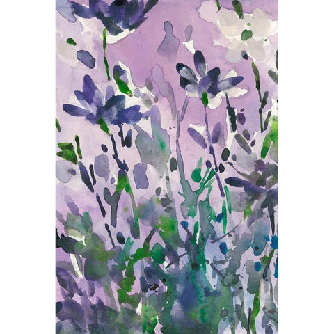 Garden Moment I White Modern Wood Framed Art Print by Dixon, Samuel