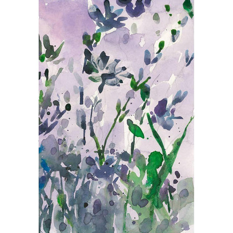 Garden Moment II White Modern Wood Framed Art Print by Dixon, Samuel