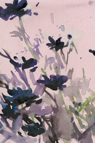 Garden Moment III Black Ornate Wood Framed Art Print with Double Matting by Dixon, Samuel