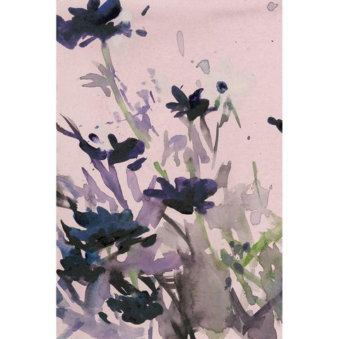 Garden Moment III Black Modern Wood Framed Art Print with Double Matting by Dixon, Samuel