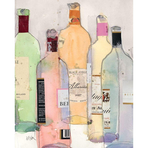 Moscato and the Others II Black Modern Wood Framed Art Print by Dixon, Samuel