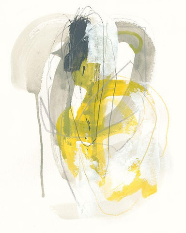 Arbitrary Consent I White Modern Wood Framed Art Print with Double Matting by Vess, June Erica