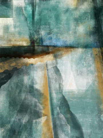 Ireland I White Modern Wood Framed Art Print with Double Matting by Deans, Karen