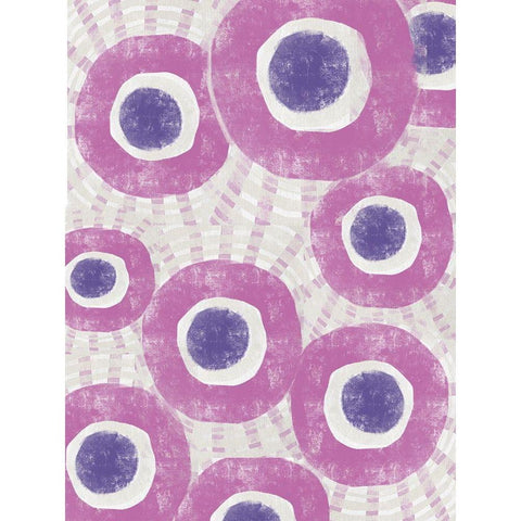 Pink Dream IV Black Modern Wood Framed Art Print with Double Matting by Deans, Karen