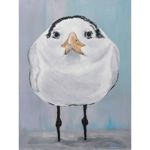 Nope Black Modern Wood Framed Art Print with Double Matting by Roll, Dlynn