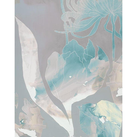 Beloved II Black Modern Wood Framed Art Print with Double Matting by Jasper, Sisa
