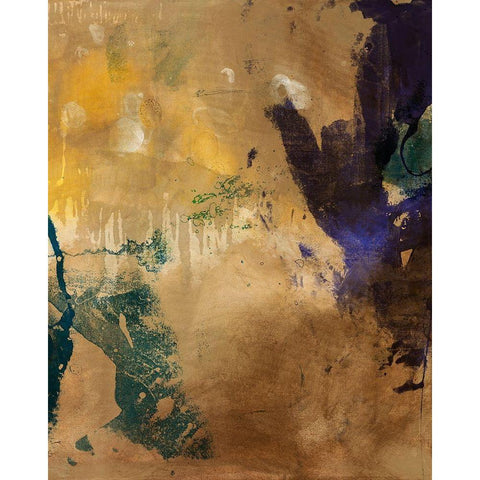 Amber Haze I Gold Ornate Wood Framed Art Print with Double Matting by Jasper, Sisa