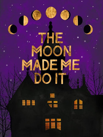 Hallows Eve I White Modern Wood Framed Art Print with Double Matting by Popp, Grace