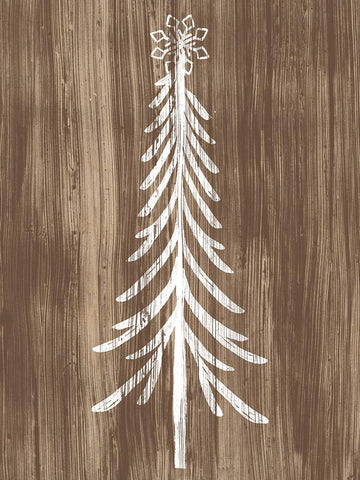 Barnwood Wonderland IX White Modern Wood Framed Art Print with Double Matting by Vess, June Erica